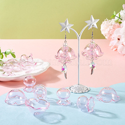 6 комплект прозрачных стеклянных колпачков GLAA-BY0001-07A-1