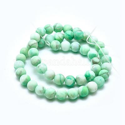 Естественно Howlite шарик нити G-I224-04A-8mm-1