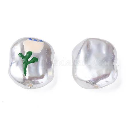 Perles d'imitation perles en plastique ABS KY-N015-165-1