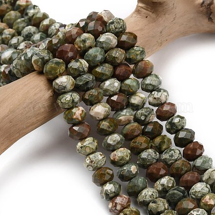 Природные риолитом яшмы бисер нитей G-Z111-A14-01-1