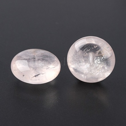 Naturale perle di quarzo rosa G-O186-F01-1
