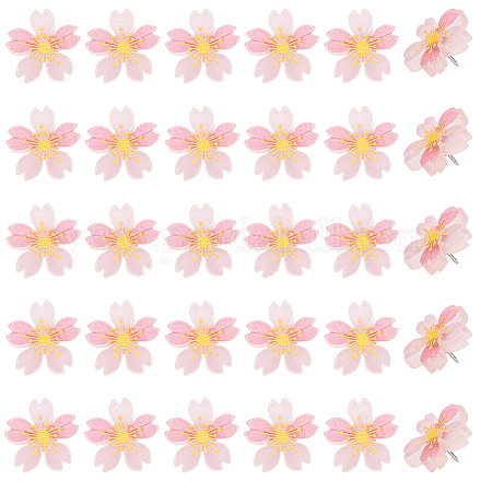 Spilla da disegno a forma di sakura benecreat AJEW-BC0004-06-1
