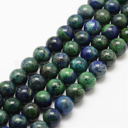 Chapelets de perles en chrysocolle et lapis lazuli naturelles G-P281-03-4mm-1