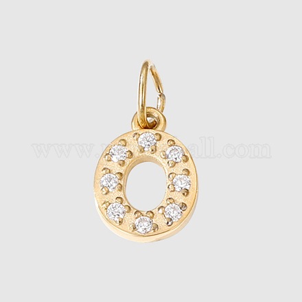 Подвески из нержавеющей стали с фианитами и переходными кольцами FIND-PW0024-08O-1