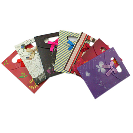 Colore misto sacchetti di carta fiocco BP018-1