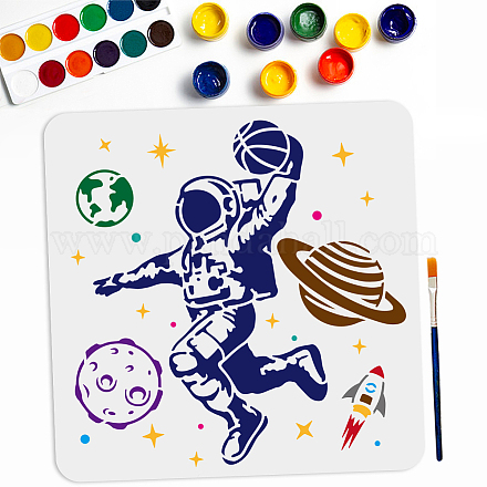 1 шт. трафареты для рисования животных в стиле астронавта DIY-MA0004-81A-1