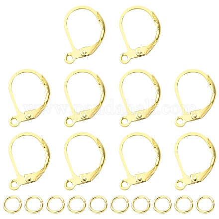 Латунная фурнитура Leverback для серег KK-YW0002-46-1