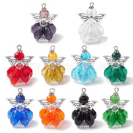 Граненые подвески стекла PALLOY-MZ00583-1