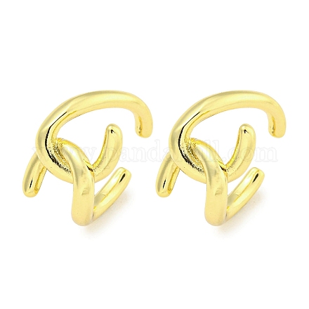 Серьги-манжеты из латуни EJEW-C104-053G-1