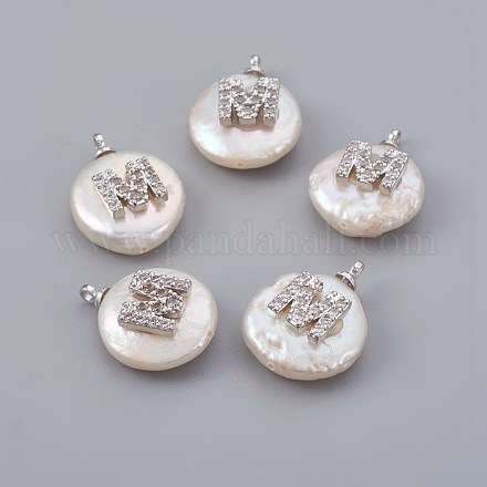 Natural Cultured Freshwater Pearl Pendants PEAR-F008-30P-M-1