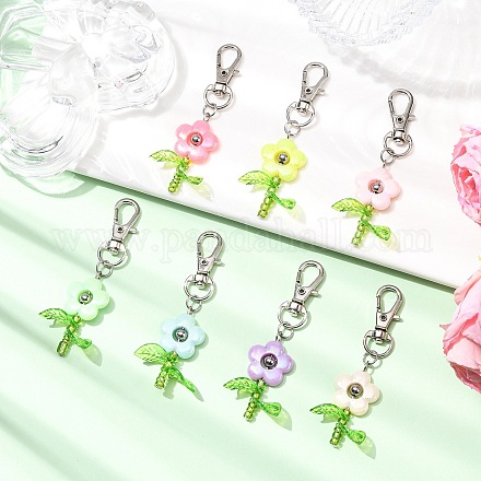 Акриловые подвесные украшения HJEW-JM04159-1