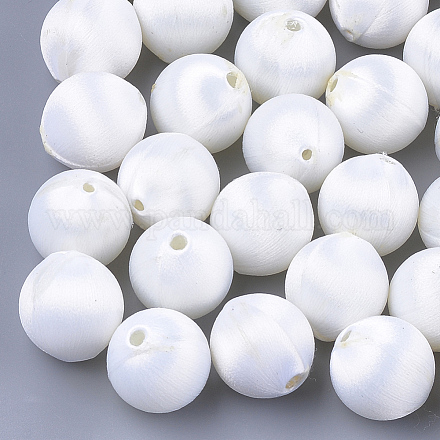 Perles recouvertes de tissu de fil de polyester X-WOVE-T007-16mm-03-1