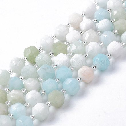 Chapelets de perles en morganite naturelle G-R482-03-8mm-1
