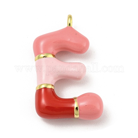 Латунь эмаль подвески KK-E093-03G-E-1