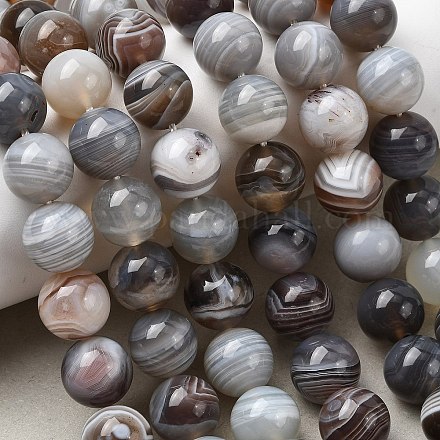 Природные Ботсвана агат бисер нитей G-H334-A01-03-1