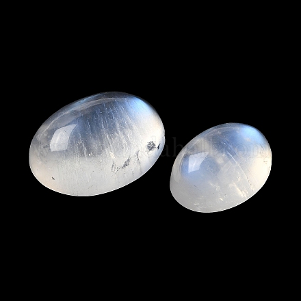 Natürliche Regenbogen-Mondstein-Cabochons G-NH0026-01A-1