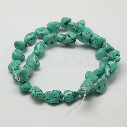 Chips Natural Howlite Beads Strands X-G-N0131-11-1