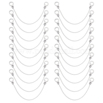 20 шт. железные цепи для одежды HJEW-NB00289-1
