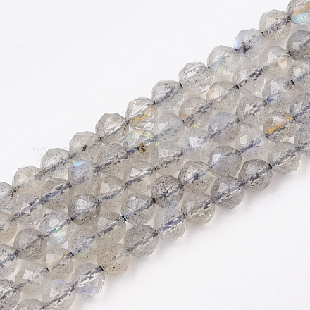 Chapelets de perles en labradorite naturelle  G-T107-14-1