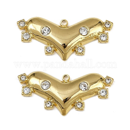 Подвески из нержавеющей стали 304 с кристаллами и стразами STAS-L290-08G-1