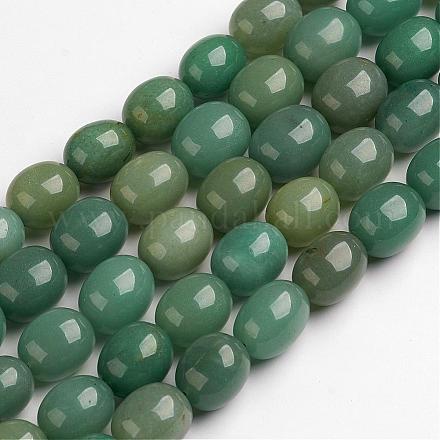 Natural Green Aventurine Beads Strands G-D828-C13-1