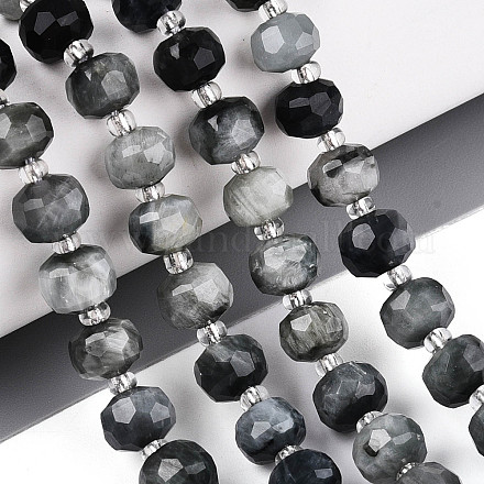 Натуральный орлиный глаз бусы G-N327-08A-02-1