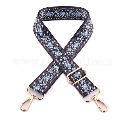 Цветочный узор нейлоновая парусиновая сумка лямки для сумок&nbsp;PW-WG5C768-03-1