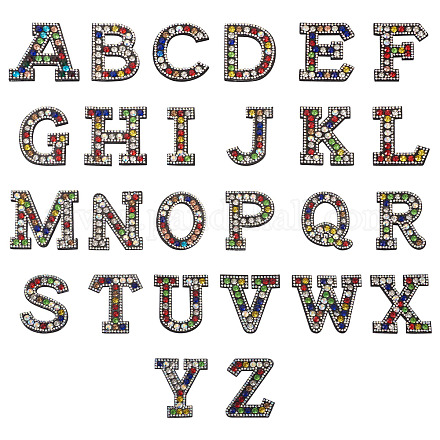 Fer à repasser sur les patchs de l'alphabet X-FIND-TAC0002-03-1