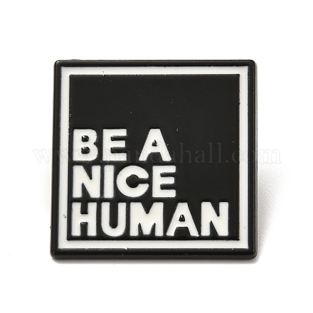 Sei ein netter menschlicher Emaille-Pin JEWB-C009-39-1