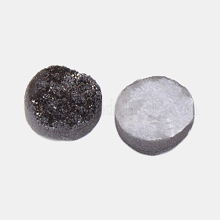 Revestimiento cabuchones de cristal druzy naturales G-L047-20mm-03-1