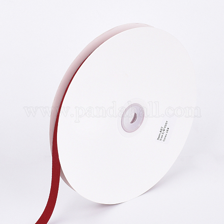 ポリエステルリボン  ヘリンボーンリボン  暗赤色  3/8インチ（9mm）  約50ヤード/ロール（45.72メートル/ロール） OCOR-Q044-9mm-16-1
