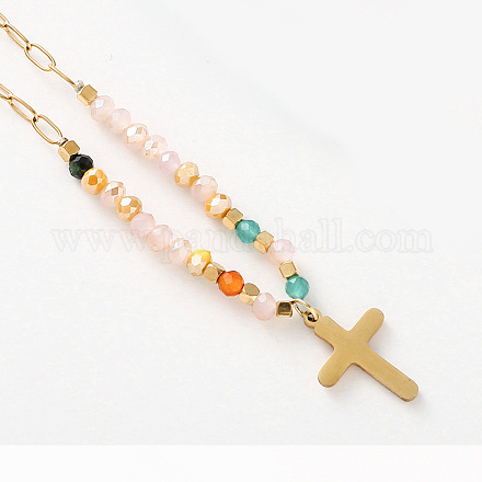 Религиозный крест с подвеской из нержавеющей стали 304 FS-WGD119E-02-1