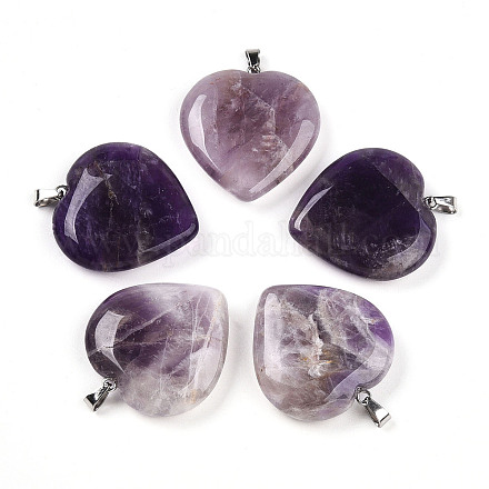 Подвески из натурального аметиста  G-S364-006C-1