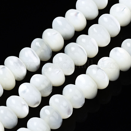 Fili di perle di conchiglia trochid naturale / trochus SSHEL-S266-017A-1