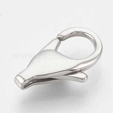 304 Stainless Steel Lobster Claw Clasps STAS-T033-27B-1
