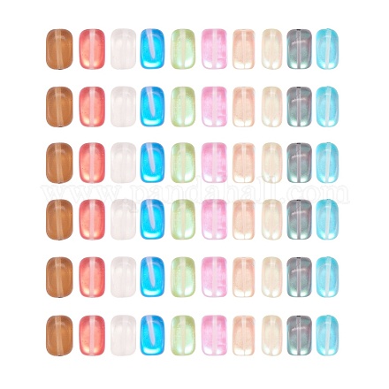 60Pcs 10 Colors Synthetic Moonstone Beads Strands G-SZ0001-04-1