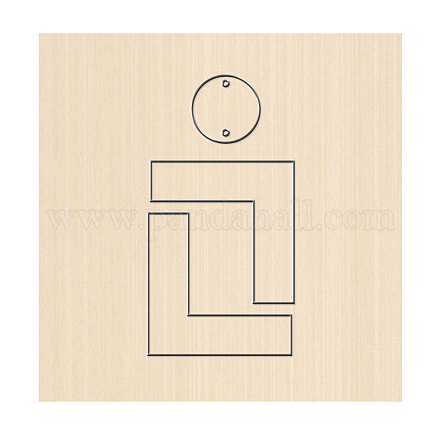 Matrici per taglio del legno DIY-WH0169-81-1