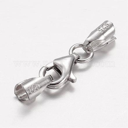 925 Sterling Silver Lobster Claw Clasps STER-P005-05-1