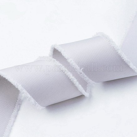Ausgefranste Ripsbänder aus Polyester ORIB-E001-38mm-012A-1