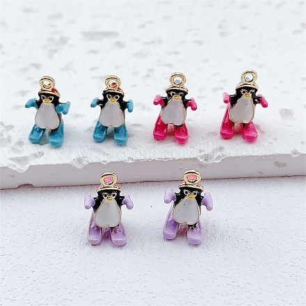 Подвески из эмали и сплава&nbsp;ENAM-A012-11G-1