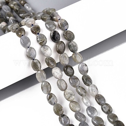 Природные лабрадорита бисер нитей G-T142-19-1