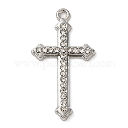 Alloy with Rhinestone Pendants FIND-G067-11P-1