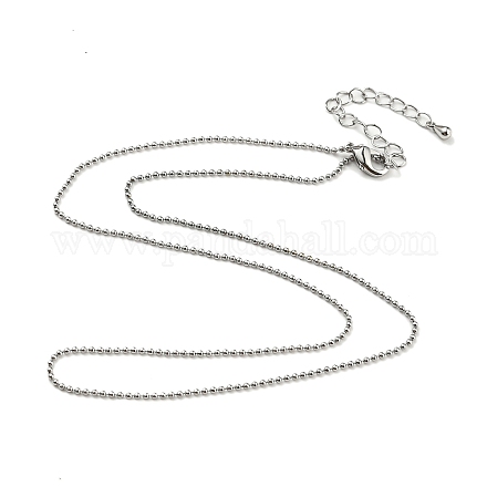 Messing Kugelkette Halsketten machen MAK-L025-01P-1