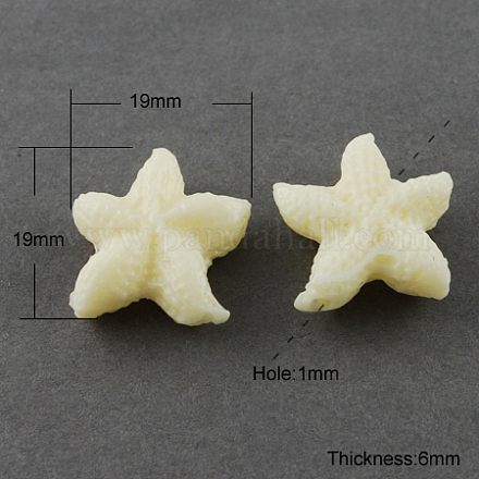 Starfish Resin Beads X-RESI-Q152-18-1
