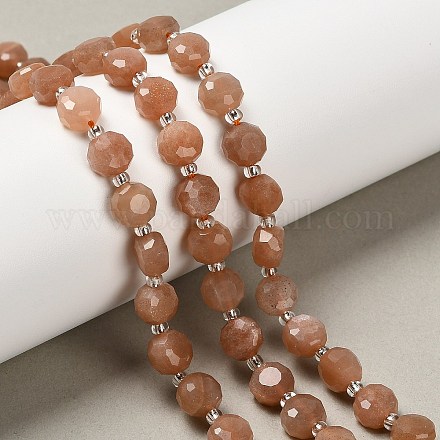 Натуральный Sunstone бисер пряди G-B153-B14-1