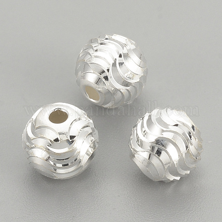 Perles 925 en argent sterling STER-S002-11-6mm-1