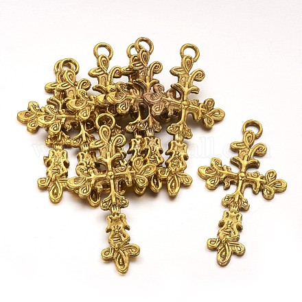 Colgantes de oro antiguos tibetanos GLF1360Y-1
