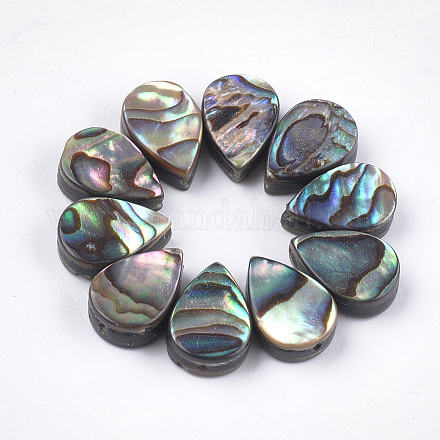Abalone shell / paua shell beads X-SSHEL-T008-08-1