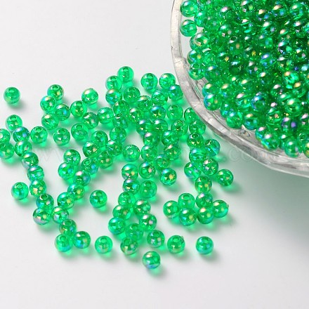 Eco-Friendly Transparent Acrylic Beads X-PL731-8-1