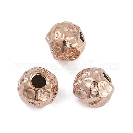 Текстурированные бусины из хирургической нержавеющей стали 316 STAS-M106-01D-RG-1